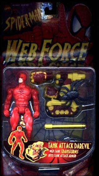 Spider-Man: Web Force figure 2 Tank Attack Daredevil