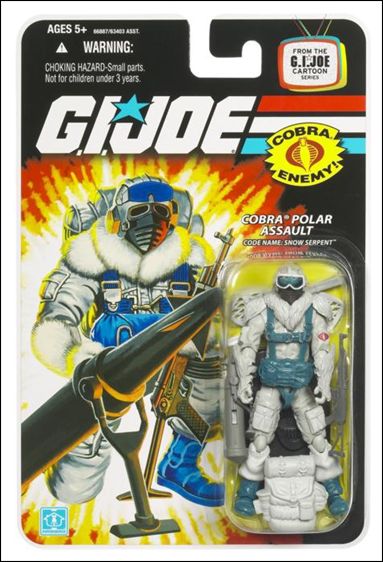 G.I. Joe 25th Anniversary Basic 3 3/4" Action Figures figure 48 Snow Serpent (Cobra Polar Assault)