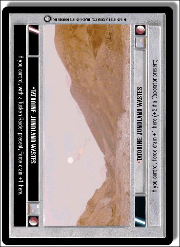 Star Wars: Official Tournament Sealed Deck (Base Set) card 14 Tatooine: Jundland Wastes