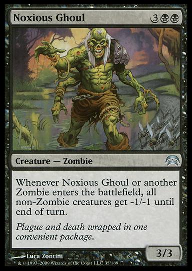 Magic the Gathering: Planechase (Base Set) card 35 Noxious Ghoul