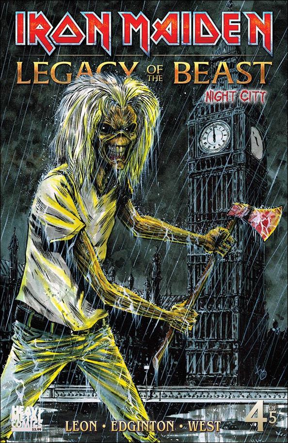 Iron Maiden Legacy of the Beast: Night City issue 4-C Kelly Williams Cover