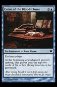 Magic the Gathering: Innistrad (Base Set) card 50 Curse of the Bloody Tome