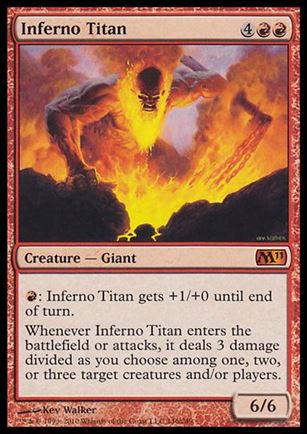 Magic the Gathering: 2011 Core Set (Base Set) card 146 Inferno Titan