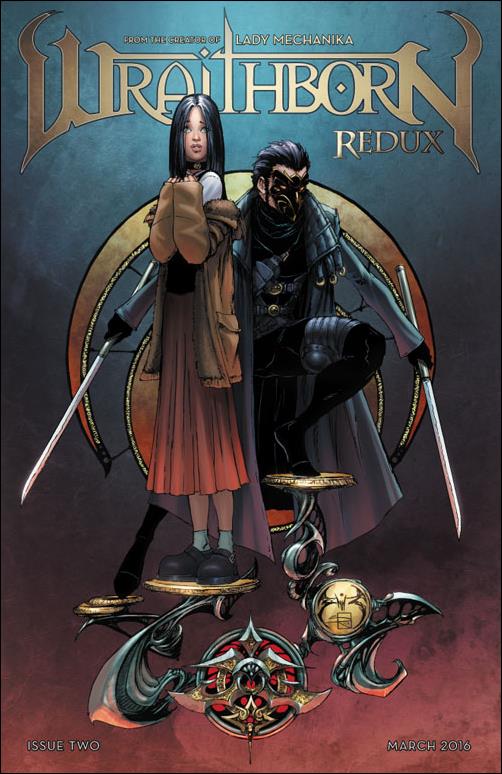 Wraithborn Redux issue 2 "Melanie & Valin" Standard Cover 
