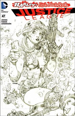 Justice League (2011) issue 47-E Unbagged Jim Lee Sketch Cover