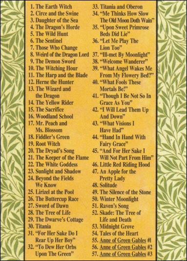 Charles Vess (Base Set) card 90 Checklist