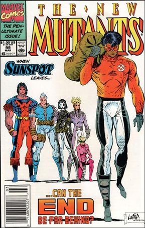 New Mutants (1983) issue 99-B Newsstand Edition