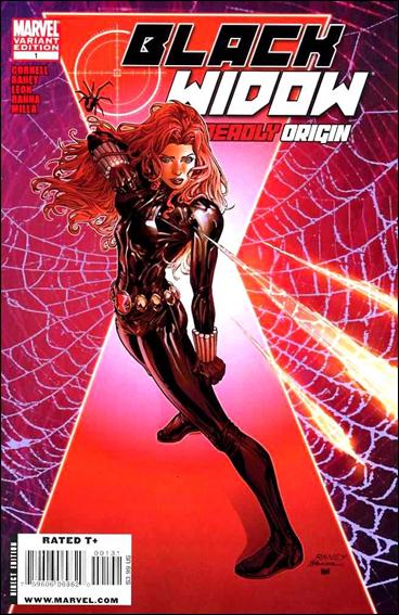 Black Widow: Deadly Origin issue 1-B Tom Raney Cover