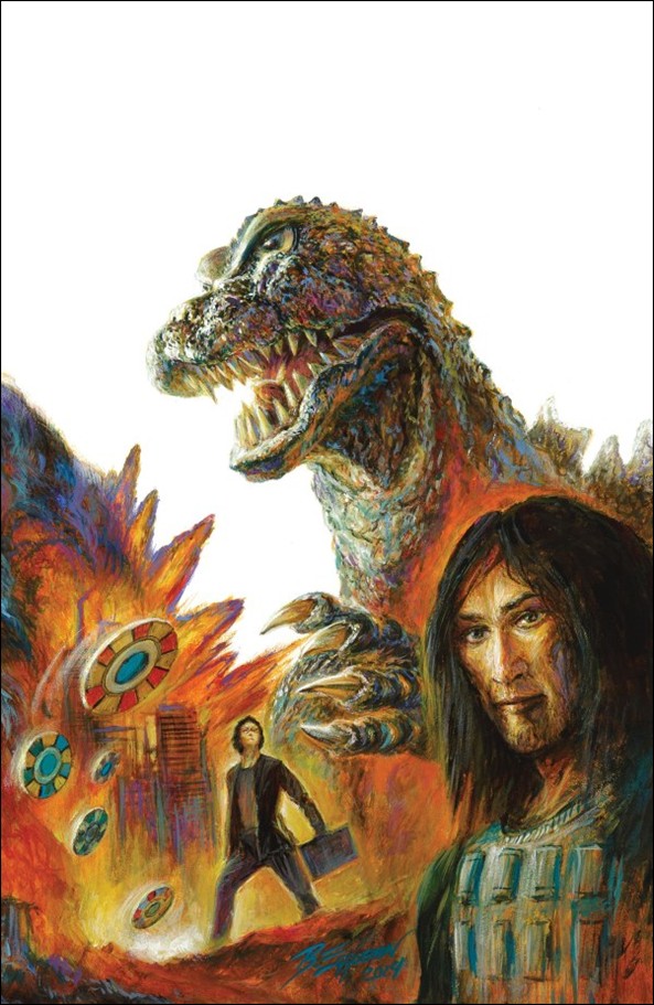 Godzilla: Heist issue 1-C Bob Eggleton Virgin 1:25 Cover