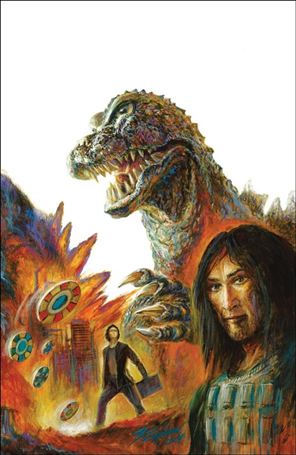Godzilla: Heist issue 1-C Bob Eggleton Virgin 1:25 Cover