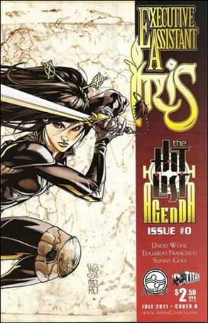 Executive Assistant: Iris (2011) issue 0-B Micah Gunnell Standard Wraparound Cover