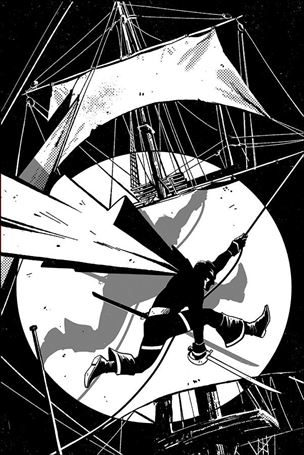 Black Terror (2019) issue 1-G Jorge Fornes 1:11 Black & White Virgin Cover