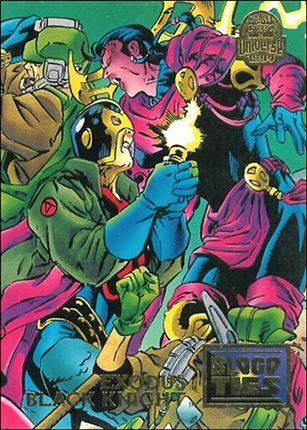 Marvel Universe: Series 5 (Base Set) card 30 Exodus and Black Knight