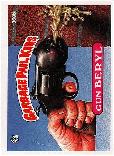 Garbage Pail Kids: Series 09 (Base Set) card 360b Gun Beryl