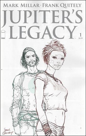 Jupiter's Legacy issue 1-G Frank Quitely 1:25 Sketch Cover