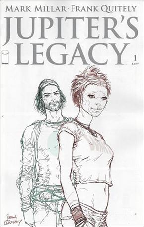 Jupiter's Legacy issue 1-G Frank Quitely 1:25 Sketch Cover
