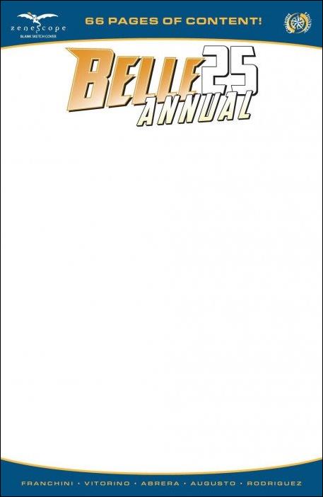 Belle 25 Annual issue 25-F Blank/Sketch Cover