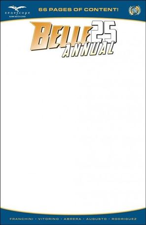 Belle 25 Annual issue 25-F Blank/Sketch Cover
