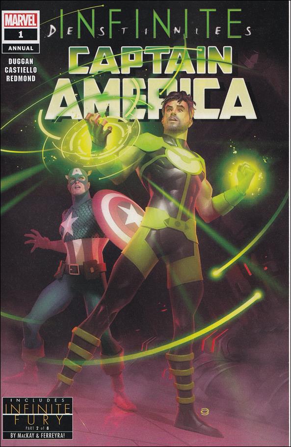 Captain America Annual (2021) issue 1-E Alex Garner Walmart 3-Pack Cover