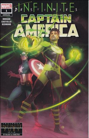 Captain America Annual (2021) issue 1-E Alex Garner Walmart 3-Pack Cover