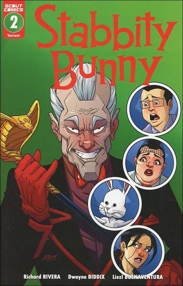 Stabbity Bunny issue 2-C Dwayne Biddix 1:7 Cover