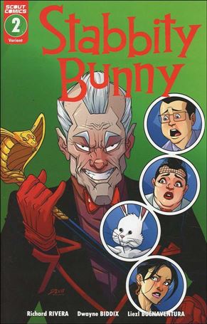 Stabbity Bunny issue 2-C Dwayne Biddix 1:7 Cover