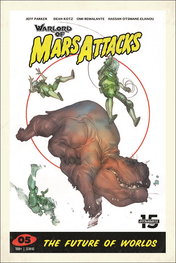 Warlord of Mars Attacks issue 5-D Ben Caldwell Cover