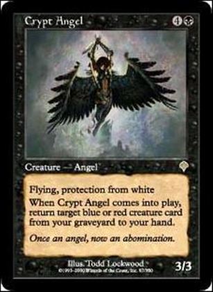 Magic the Gathering: Invasion (Base Set) card 97 Crypt Angel
