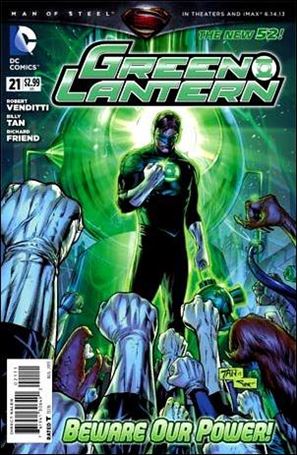 Green Lantern (2011) issue 21 Billy Tan Standard Cover