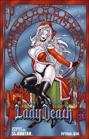 Brian Pulido's Lady Death: Infernal Sins issue 1-H Happy Holidays Cover 1/1000