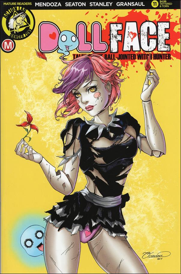 Dollface issue 11-F Collette Turner Tattered & Torn Cover