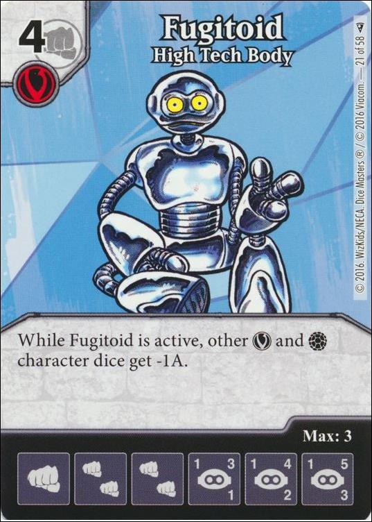 Dice Masters Teenage Mutant Ninja Turtles  card 21 Fugitoid - High Tech Body