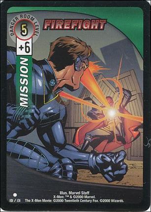 X-Men Trading Card Game (Base Set) card 101 Firefight