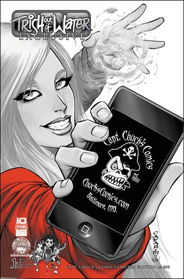 Trish Out of Water issue 1-D03 Giuseppe Cafaro Capt. Chuck's Comics Cover 1/400