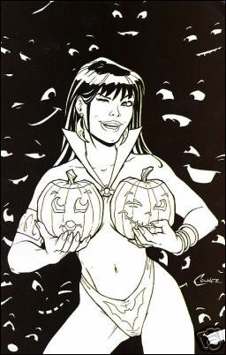 Vampirella 2006 Halloween Special issue 1-E Amanda Conner Black & White Virgin Cover 1/500