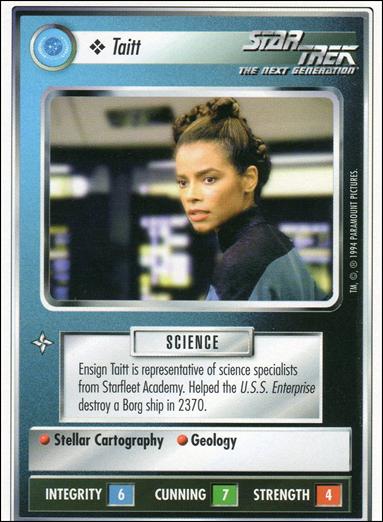 Star Trek: Premiere Unlimited (Base Set) card 241 Taitt  