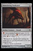 Magic the Gathering: New Phyrexia card 139 Immolating Souleater