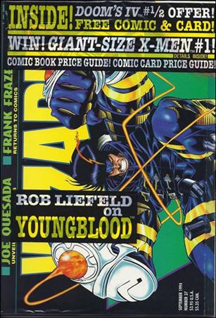 Wizard: The Guide to Comics issue 37-C Polybagged Joe Quesada Ash & Kid Death Cover