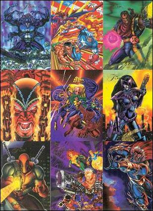 Marvel Annual Flair '94 (Promo) card 3 9-Card Sheet