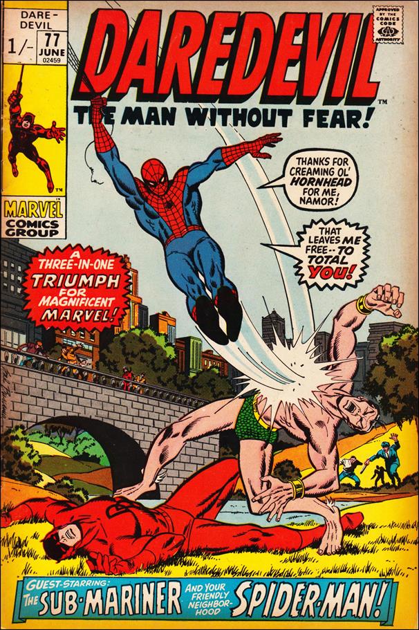 Daredevil (1964) issue 77-B UK Price Cover