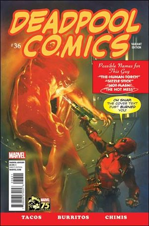 Deadpool (2013) issue 36-B Gabriele Dell'Otto Deadpool 75th Anniversary Cover