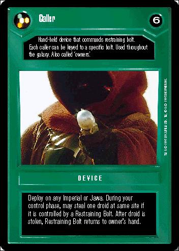 Star Wars: Premiere Limited (Base Set) card 38 Caller
