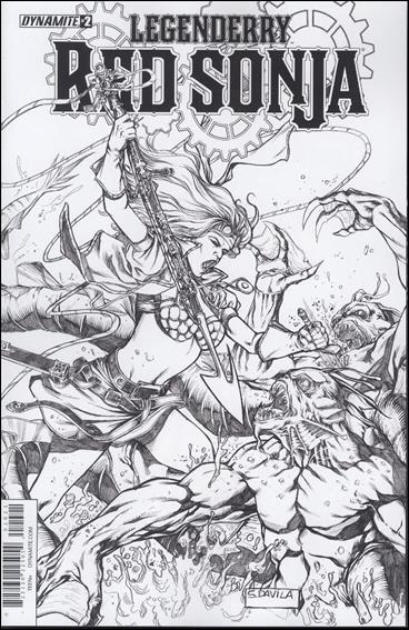 Legenderry Red Sonja (2015) issue 2-B Sketch Cover 1:10