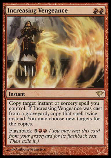 Magic the Gathering: Dark Ascension (Base Set) card 95 Increasing Vengeance