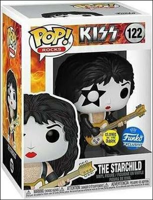 Pop! Rocks figure 122-B The Starchild (GITD) Funko Exclusive