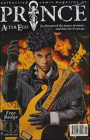 Prince: Alter Ego issue nn-D Titan Edition with Taped-On Free Badge