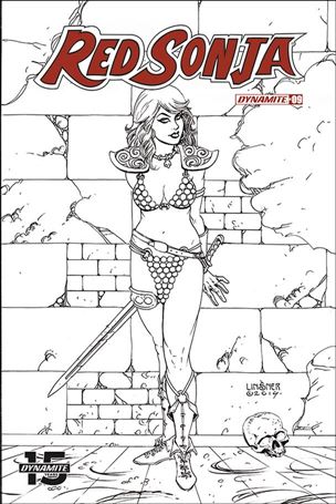 Red Sonja (2019) issue 9-M Joseph Michael Linsner 1:30 Black & White Cover