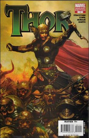 Thor (2007) issue 1-D  Arthur Suydam 1:10 Cover