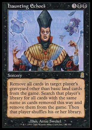 Magic the Gathering: Odyssey (Base Set) card 142 Haunting Echoes