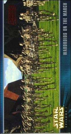 Star Wars: Episode I Widevision: Series 1 (Expansion Subset) card X-37 Wardroids on the March